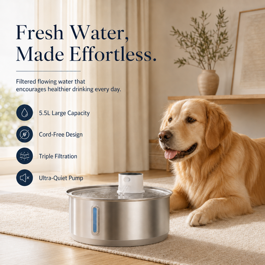 PawStream™ Cordless Pet Water Fountain