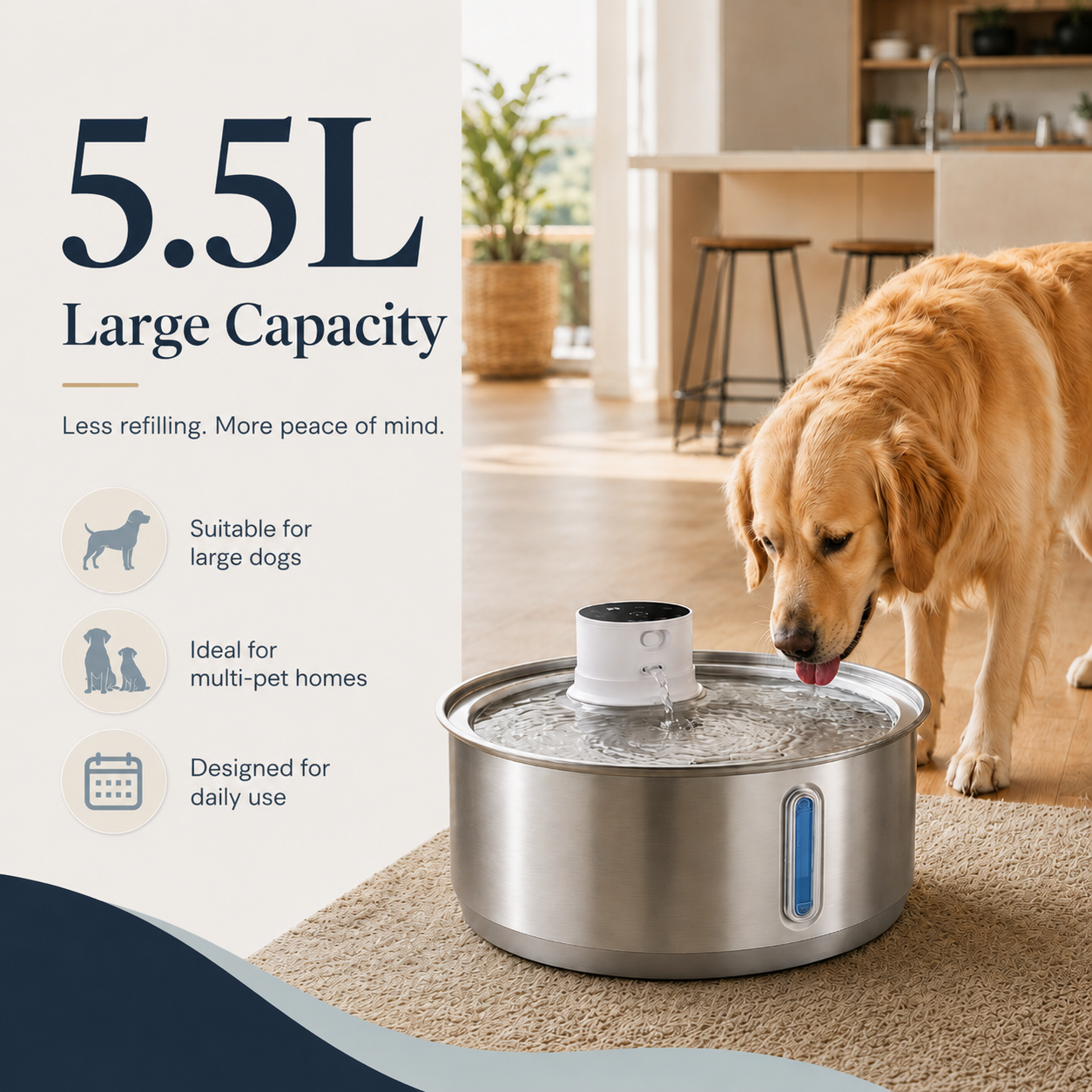 PawStream™ Cordless Pet Water Fountain
