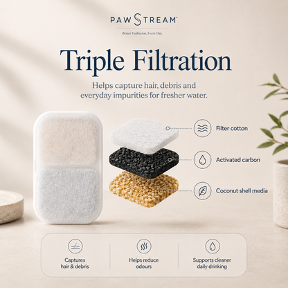 PawStream™ Replacement Filters - 3 Pack